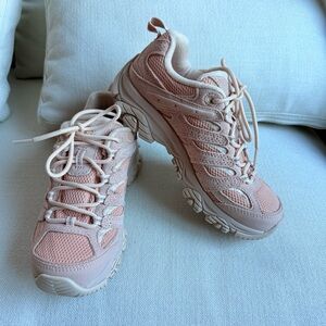 Merrell Moab 3 Pink Hiking Shoes Dusty Rose women’s 6.5 or Eur 37 Like new